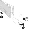 Кнопка смыва LEMARK BIT для инсталляции, механическая, хром глянец 9801005